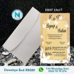 BEYAZ ZARFLI DAVETİYELER - NB280