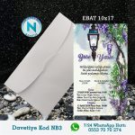 BEYAZ ZARFLI DAVETİYELER - NB3