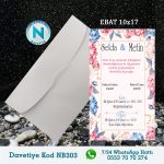 BEYAZ ZARFLI DAVETİYELER - NB303