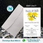 BEYAZ ZARFLI DAVETİYELER - NB315