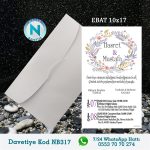 BEYAZ ZARFLI DAVETİYELER - NB317