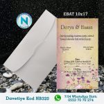BEYAZ ZARFLI DAVETİYELER - NB320