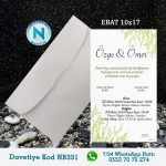BEYAZ ZARFLI DAVETİYELER - NB331