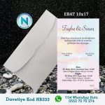 BEYAZ ZARFLI DAVETİYELER - NB333