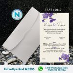 BEYAZ ZARFLI DAVETİYELER - NB335