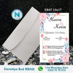 BEYAZ ZARFLI DAVETİYELER - NB342