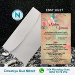 BEYAZ ZARFLI DAVETİYELER - NB347