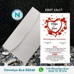 BEYAZ ZARFLI DAVETİYELER - NB349