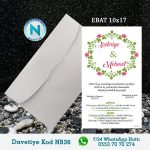 BEYAZ ZARFLI DAVETİYELER - NB36