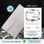BEYAZ ZARFLI DAVETİYELER - NB380