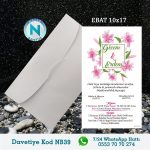 BEYAZ ZARFLI DAVETİYELER - NB39