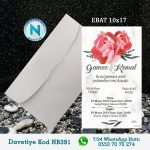 BEYAZ ZARFLI DAVETİYELER - NB391