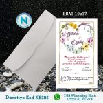 BEYAZ ZARFLI DAVETİYELER - NB396