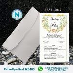 BEYAZ ZARFLI DAVETİYELER - NB403