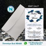 BEYAZ ZARFLI DAVETİYELER - NB408