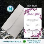 BEYAZ ZARFLI DAVETİYELER - NB410