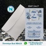 BEYAZ ZARFLI DAVETİYELER - NB419