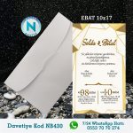 BEYAZ ZARFLI DAVETİYELER - NB430