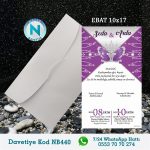 BEYAZ ZARFLI DAVETİYELER - NB440