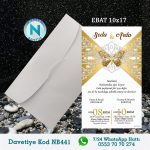 BEYAZ ZARFLI DAVETİYELER - NB441