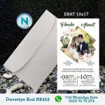 BEYAZ ZARFLI DAVETİYELER - NB453