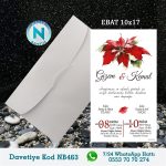 BEYAZ ZARFLI DAVETİYELER - NB463