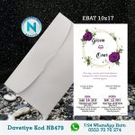 BEYAZ ZARFLI DAVETİYELER - NB479
