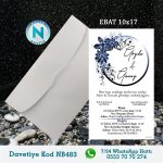 BEYAZ ZARFLI DAVETİYELER - NB483