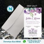 BEYAZ ZARFLI DAVETİYELER - NB49