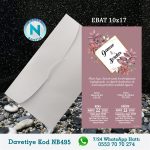 BEYAZ ZARFLI DAVETİYELER - NB495