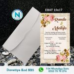 BEYAZ ZARFLI DAVETİYELER - NB5