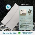 BEYAZ ZARFLI DAVETİYELER - NB55