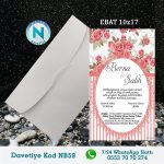 BEYAZ ZARFLI DAVETİYELER - NB59