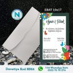BEYAZ ZARFLI DAVETİYELER - NB64