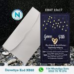 BEYAZ ZARFLI DAVETİYELER - NB68