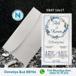 BEYAZ ZARFLI DAVETİYELER - NB704