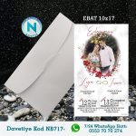 BEYAZ ZARFLI DAVETİYELER - NB717-1