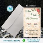 BEYAZ ZARFLI DAVETİYELER - NB72