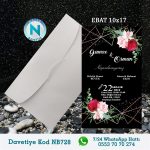 BEYAZ ZARFLI DAVETİYELER - NB728