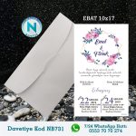 BEYAZ ZARFLI DAVETİYELER - NB731