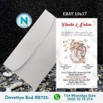 BEYAZ ZARFLI DAVETİYELER - NB735-1