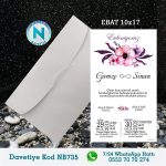 BEYAZ ZARFLI DAVETİYELER - NB735