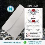 BEYAZ ZARFLI DAVETİYELER - NB741