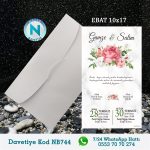 BEYAZ ZARFLI DAVETİYELER - NB744