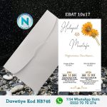 BEYAZ ZARFLI DAVETİYELER - NB746