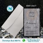 BEYAZ ZARFLI DAVETİYELER - NB774