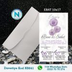 BEYAZ ZARFLI DAVETİYELER - NB841