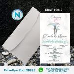 BEYAZ ZARFLI DAVETİYELER - NB845