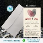 BEYAZ ZARFLI DAVETİYELER - NB86