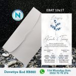 BEYAZ ZARFLI DAVETİYELER - NB860